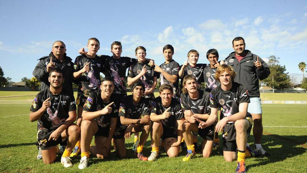 The Wiradjuri team, winners of last year's Nations of Origin tournament, will be keen to impress again during this week's rugby league sevens event. Photo: Belinda Soole