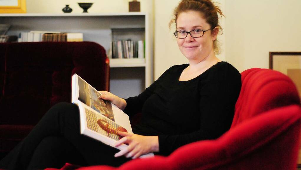 Western Plains Cultural Centre collections officer Jessica Moore. Photo: BELINDA SOOLE