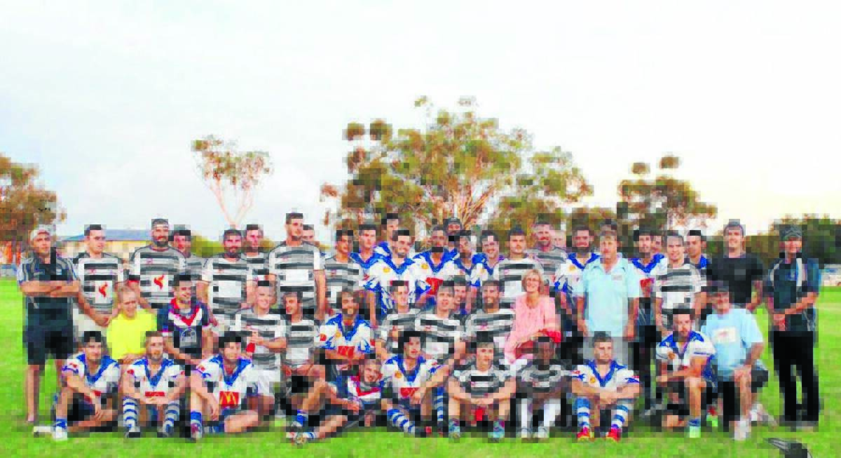 First grade teams Forbes Magpies and Bathurst St Pat’s played at the inaugural Brendon ‘Stubby’ Collits Memorial game last Saturday.  