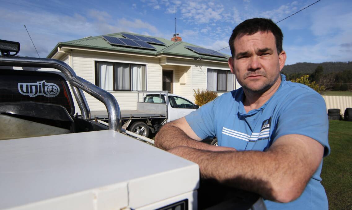 FLOODING GRIEVANCE:  Michael Nibbs wants to take his rates claim to the Federal Court.    Picture: Grant Wells.
