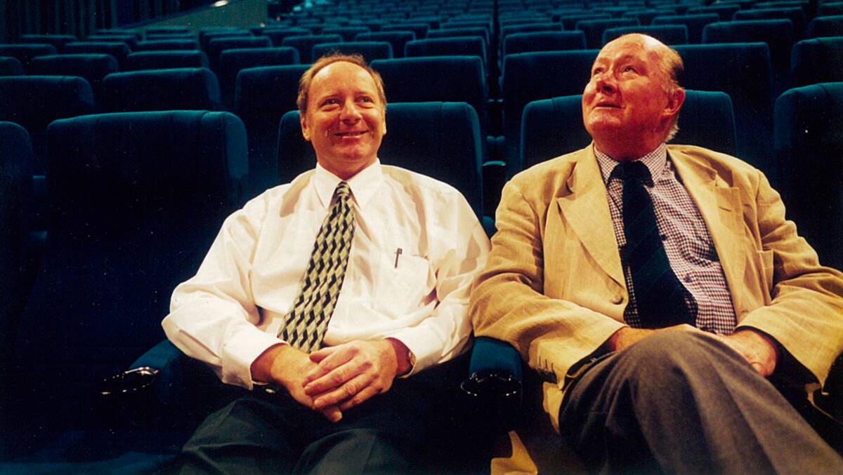 John Herron and Bob Scarff. Photo: FILE