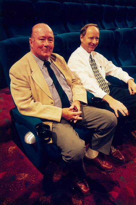 Bob Scarff and John Herron. Photo: FILE