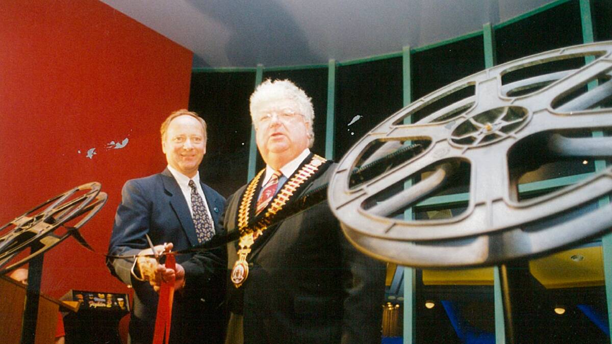 John Herron and Tony McGrane at the official opening in 1999. Photo: FILE