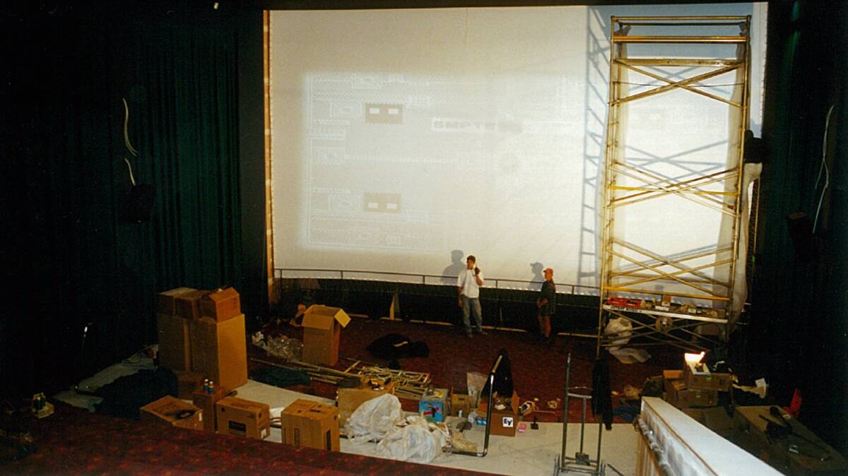 Construction of Reading Cinemas in Dubbo 1998. Photo: CONTRIBUTED