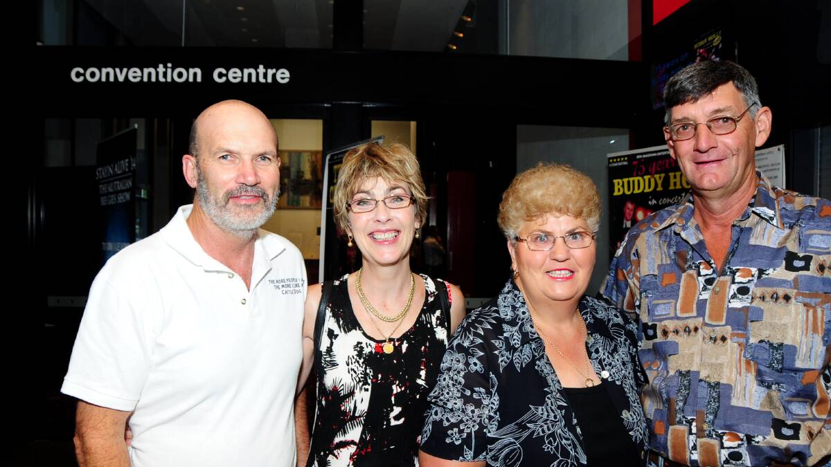 THE SEARCHERS: Brian Hedger, Leonie Hedger, Loretta Finlay and Victor Finlay. Photo: LOUISE DONGES. 