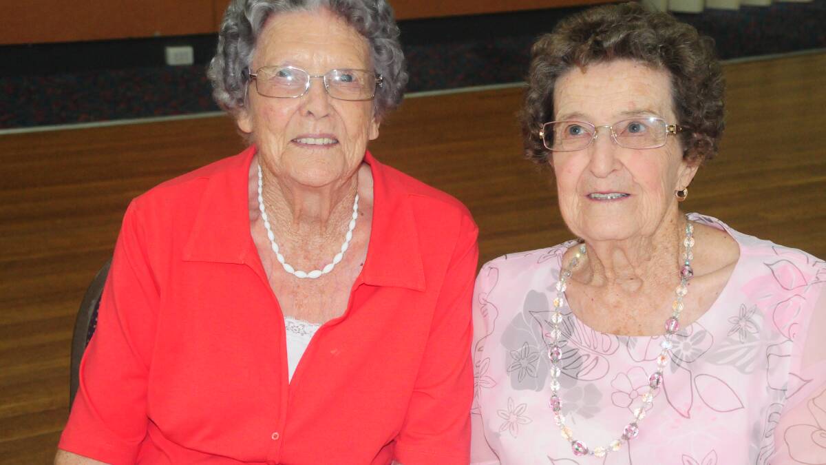 DUBBO DAY VIEW CLUB: Una Dalton and Zelma Taylor. Photo: LOUISE DONGES