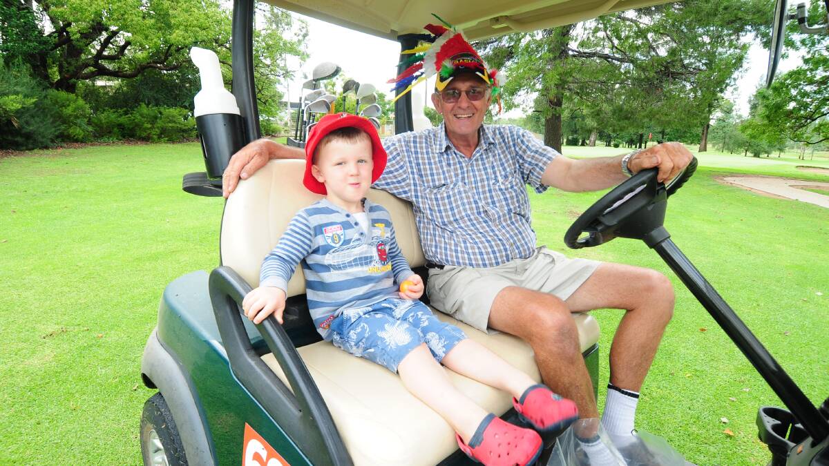 VARIETY CHARITY GOLF DAY: Will Kennedy and Lindsay Meers. Photo: LOUISE DONGES