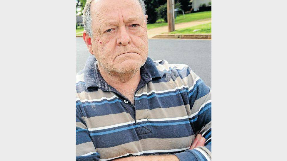 JULY: Steve Green is among West Dubbo residents fed up with crime and antisocial behaviour in their neighbourhood. Photo: LOUISE DONGES