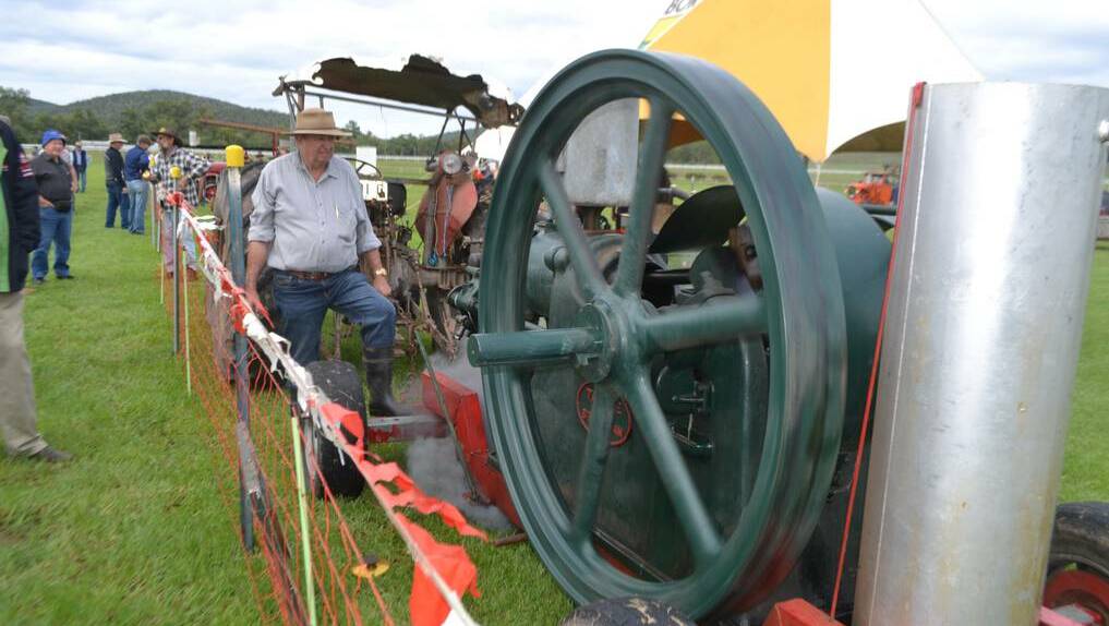 WELLINGTON VINTAGE FAIR: One of the many famous machines at the Vintage Fair