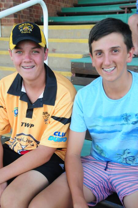 TWENTY20 DOUBLE HEADER: Tom Barber and Marty Jeffery.  Photo: HOLLY GRIFFITHS