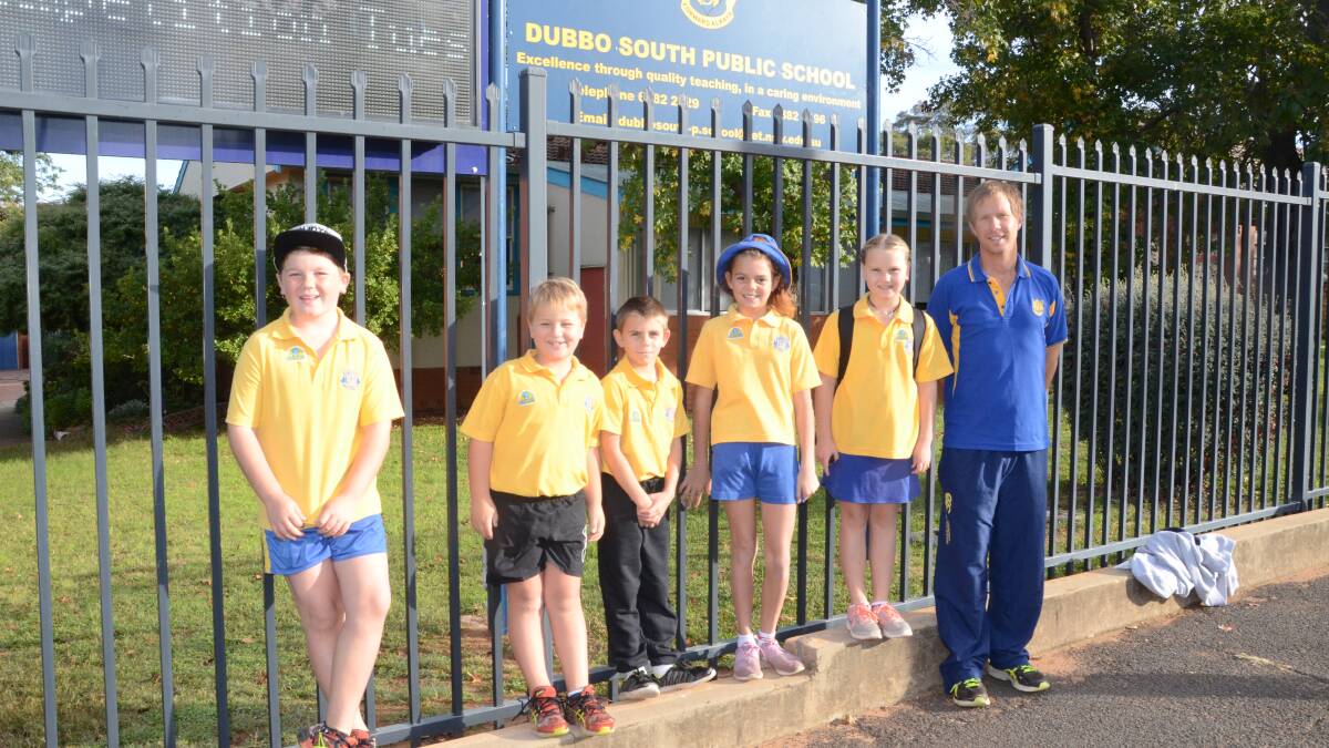 Students at Dubbo South Public School took part in the national Walk Safely to School Day on Friday, where they helped promote a healthier, active lifestyle. Photo: TAYLOR JURD