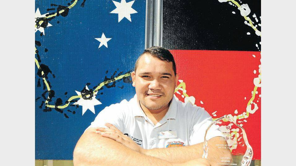  AUGUST: Lionel Wood was been named as the Young Achiever of the Year at the NSW Local Government Aboriginal Network Conference. Photo: BELINDA SOOLE
