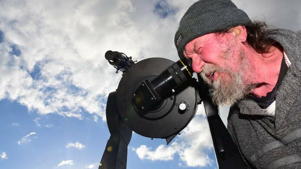 Local astronomer Peter Neilson. Photo: BELINDA SOOLE