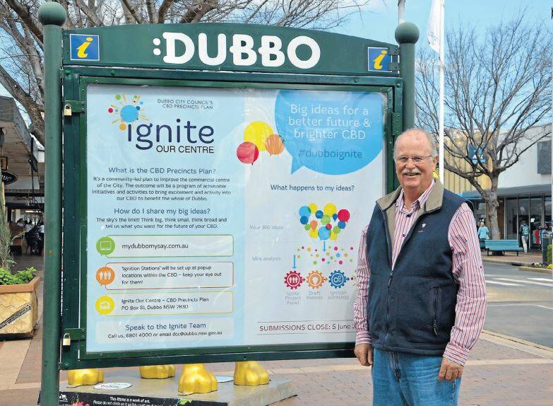 Dubbo City councillor Allan Smith said not only did Macquarie Street need more entertainment and restaurants, but a new name and residential areas would help bring vibrancy back into the CBD. Photo: TAYLOR JURD