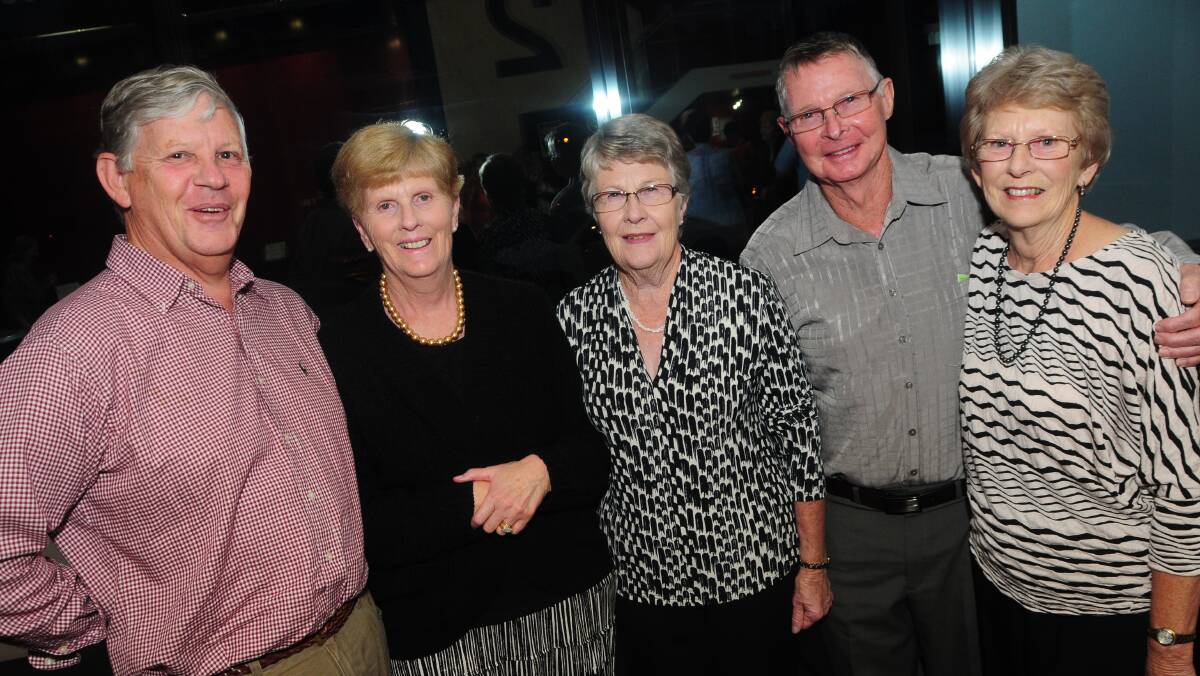BUDDY HOLLY CONCERT: Geoff and Margaret Maine, Jeanette Border and Don and Pam Day. Photo: JOSH HEARD. 