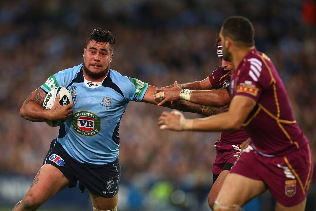 NSW front rower Andrew Fifta (pictured) is a key player for NSW, according to Dubbo's David Peachey. Photo: GETTY IMAGES