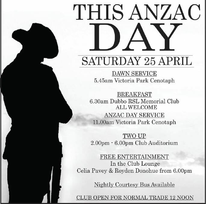 ANZAC DAY 2015: What you need to know | Western NSW