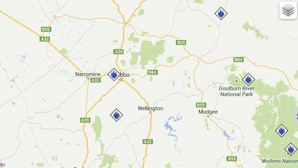 Current fires around the Dubbo region are all on an 'Advice' alert level. 