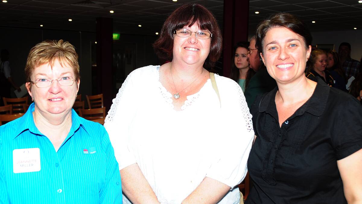 ROTARY EXCHANGE INFORMATION NIGHT: Jeanette Millery, Kelly O'Reilly and Lyndia Smith.  Photo: BELINDA SOOLE