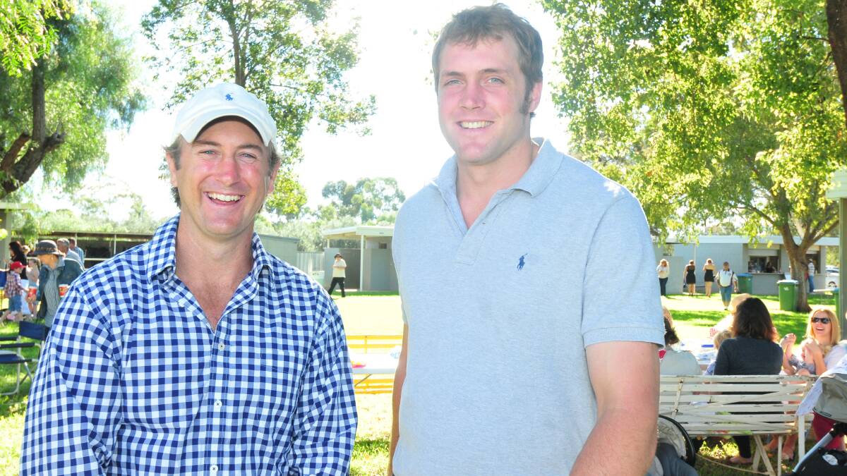 NARROMINE DIGGERS CUP: Sam Ward and Lachie McCutcheon. Photo LOUISE DONGES