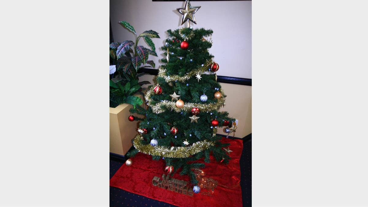 7. BUSINESS: Thanks to Raine and Horne for sending in their Christmas tree. Is it a winner in the business category? Vote below. 