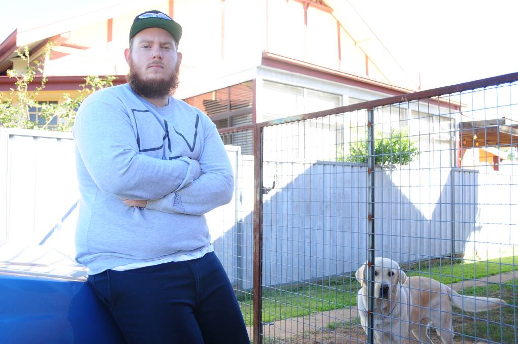 Michael Suckling is a victim of car theft. On average, a car is stolen every two days in Dubbo. Photo: Cheryl Burke