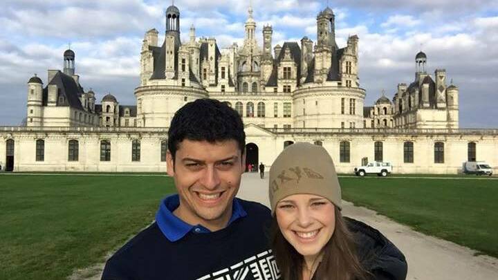 Wagga couple Tolsa Harrison and Tahlia Keogh were in Paris when terror struck the capital of France, killing at least 129 people. Picture: Facebook