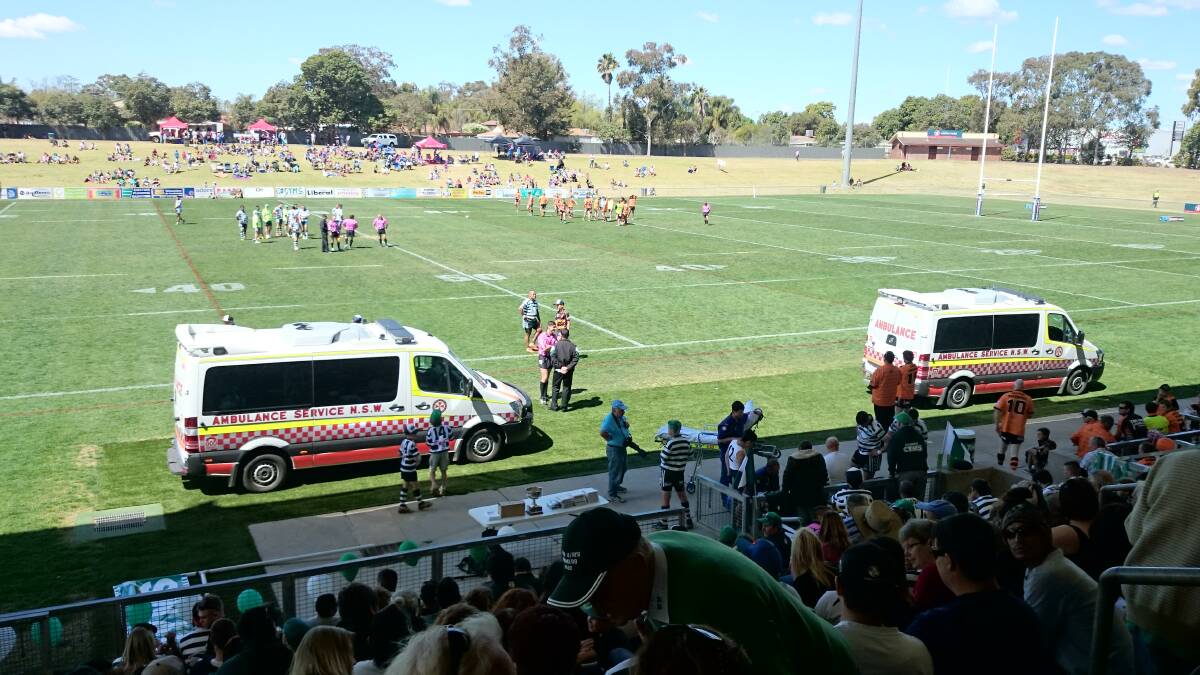 DELAY: Group 11's reserve grade grand final has been delayed due to a player from each side needing ambulance attention.