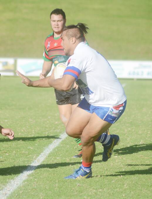 Brandon Tago has been in great form for the Parkes Spacemen so far this season.
Photo: Renee Powell 0415league_3978