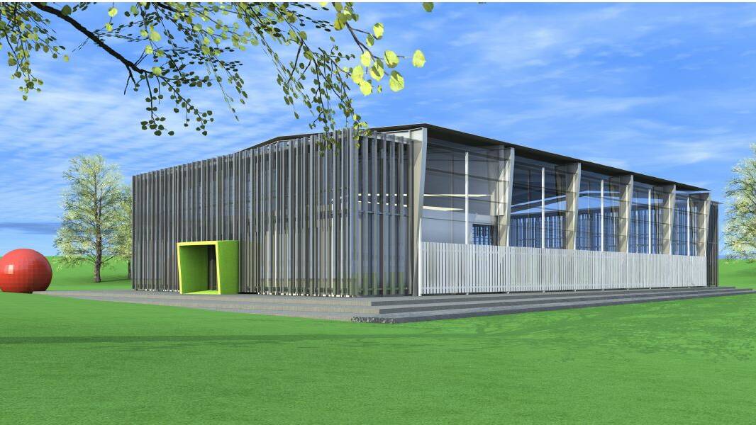 FIELD OF DREAMS: An artist’s impression of the indoor cricket academy that supporters originally hoped might one day stand at Bathurst’s Brooke Moore Oval, but plans for the centre have come a long way since then.
