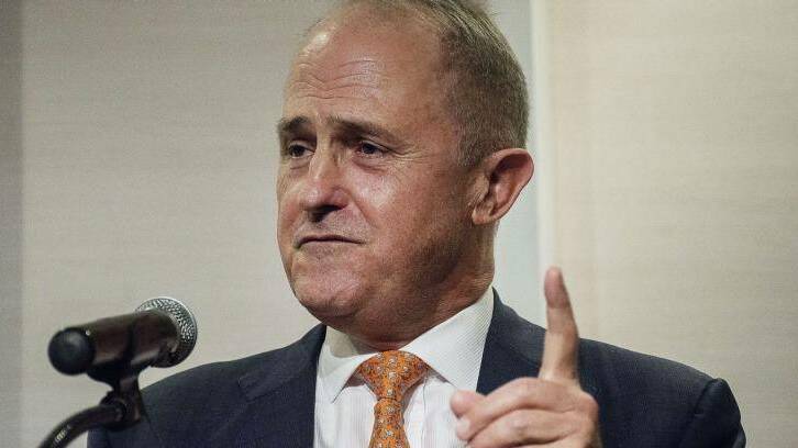 More of an imperative than a wink and a nod: Malcolm Turnbull backs journalists protecting their sources. Photo: Christopher Pearce