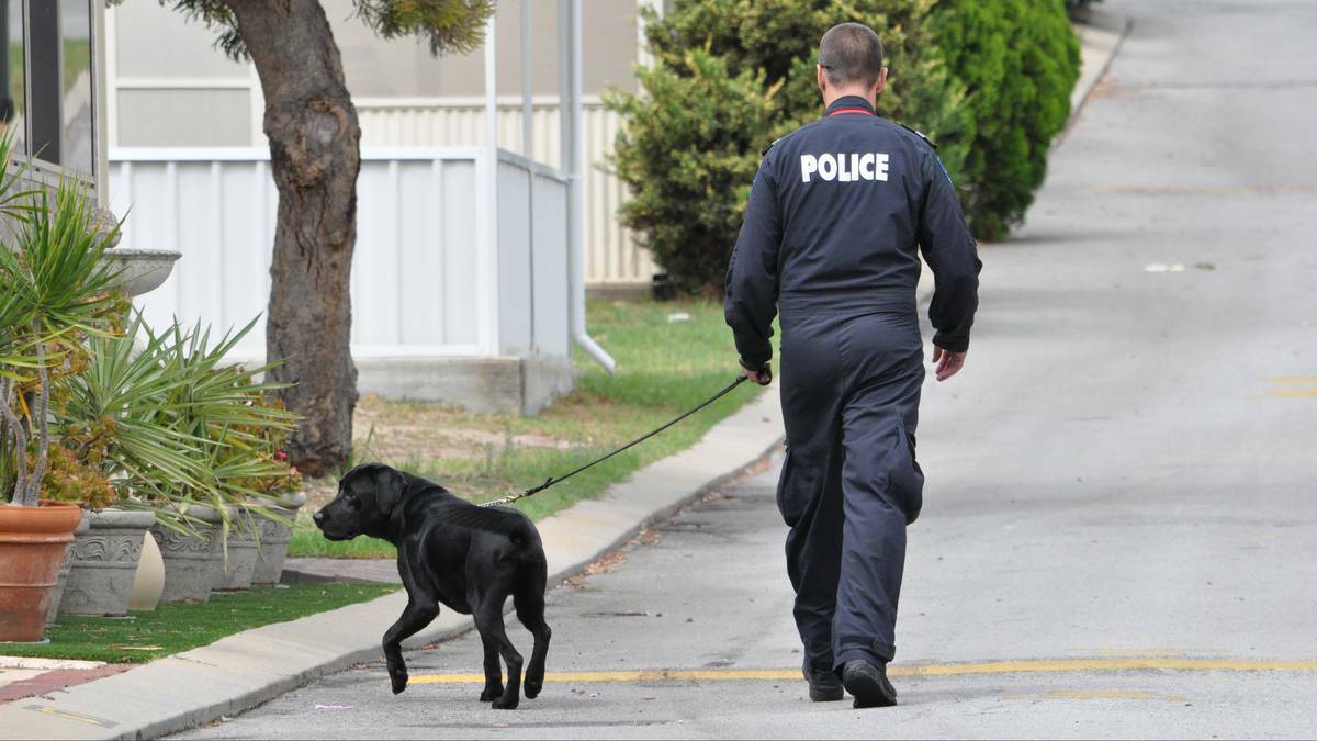 WA Police raided caravan parks and camping grounds across the state on Thursday in search of criminals. Photo: Kate Hedley/Mandurah Mail