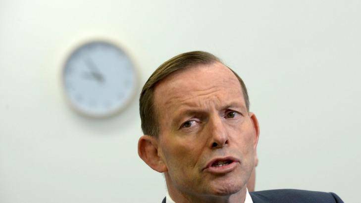 Prime Minister Tony Abbott: The problem, not the answer.