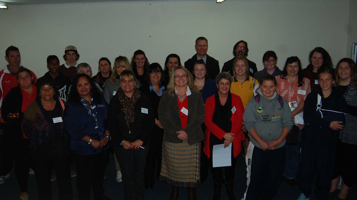The group after Norma Medley's presentation on Monday.

Source: The Narromine News