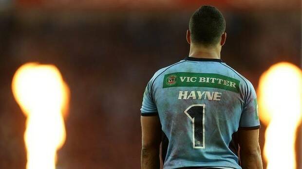 Action man: Blues fullback Jarryd Hayne has been the best performed person with that surname in this series. Photo: Getty Images