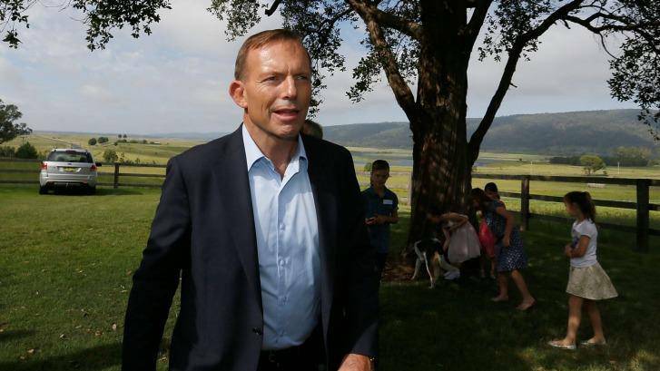 Strong on rhetoric but light on detail: Prime Minister Tony Abbott emphasised his desire to be "tough" on his YouTube channel. Photo: Michele Mossop