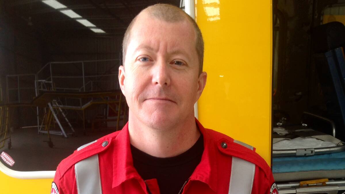 Critical care paramedic Craig Telford is one of WA's nine elite professionals that work on the RAC Rescue helicopter.