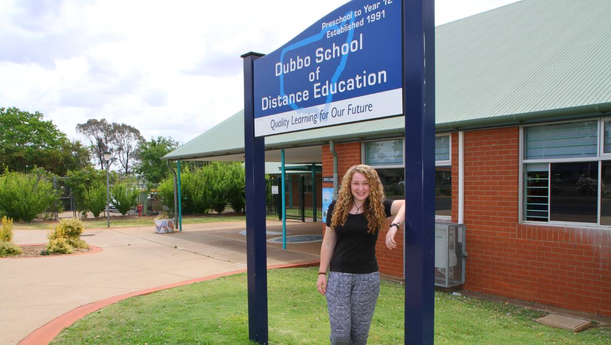 Ellie Newton completed her HSC as a student of Dubbo School of Distance Education. Photo: CONTRIBUTED.