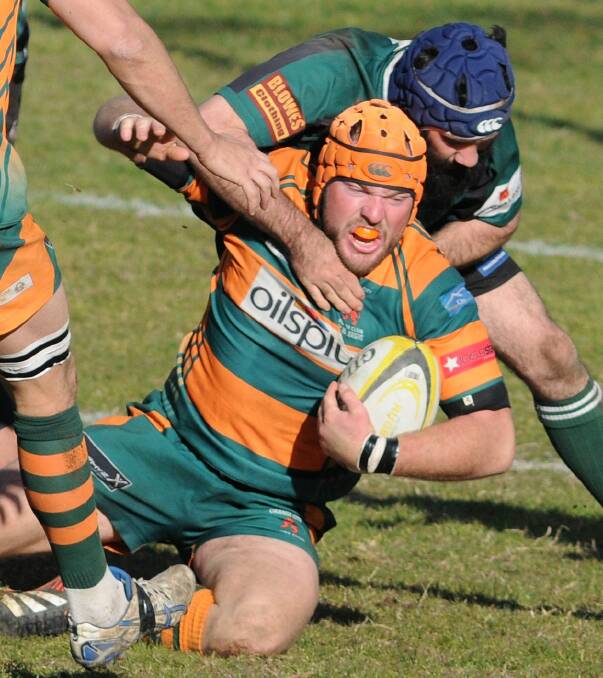 MASSIVE CHANCE: Orange City hooker Josh Tremain will suit up for the Australian Barbarians on Saturday. Photo: STEVE GOSCH 0823sgrugby9
