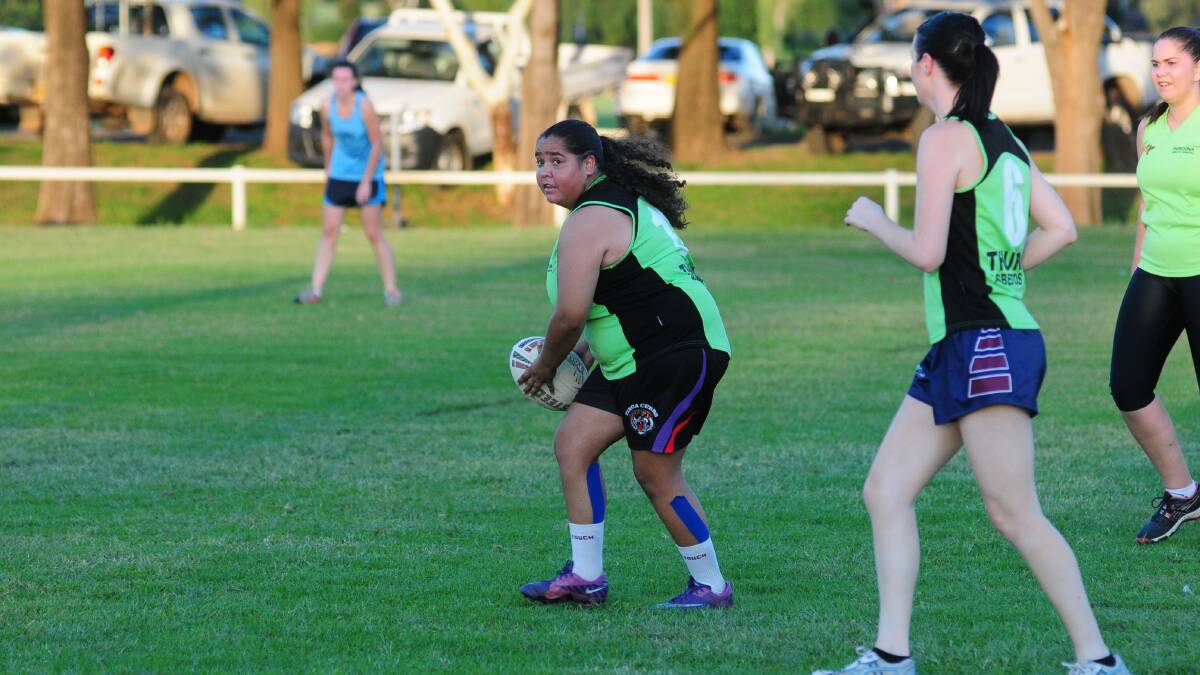 Kaitlyn Mason in action at the Riverbank Ovals