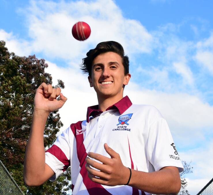 Dubbo’s Marty Jeffrey was only one of three Western Zone cricketers to be named in under-17’s ACT/NSW Country Academy Squad recently. 
Photo: BELINDA SOOLE