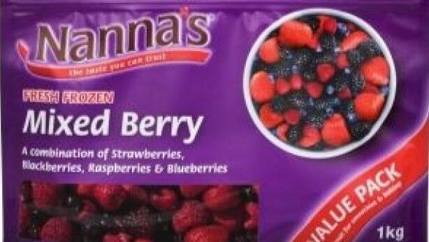 Patties Foods is recalling Nanna s mixed berries. Photo: Mex Cooper