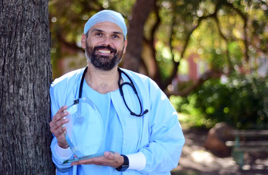 Dr Raymond Gadd is the Indigenous Doctor of the Year 2015. 											              Photo: BELINDA SOOLE
