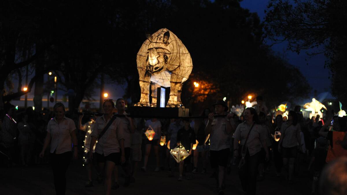 The DREAM Festival lantern parade amazed spectators with more than 300 different lanterns on display. Photos: AMY McINTYRE