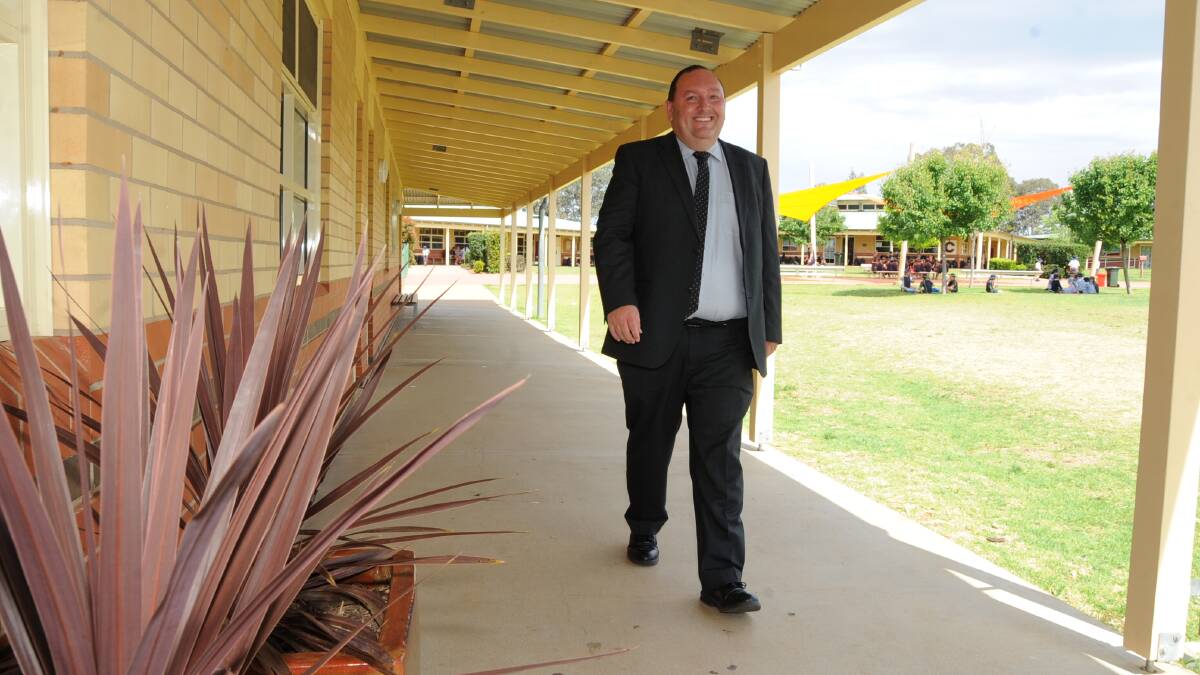 Incoming principal of Macquarie Anglican Grammar School Craig Mansour looks forward to taking up his new role. Photo: BELINDA SOOLE 