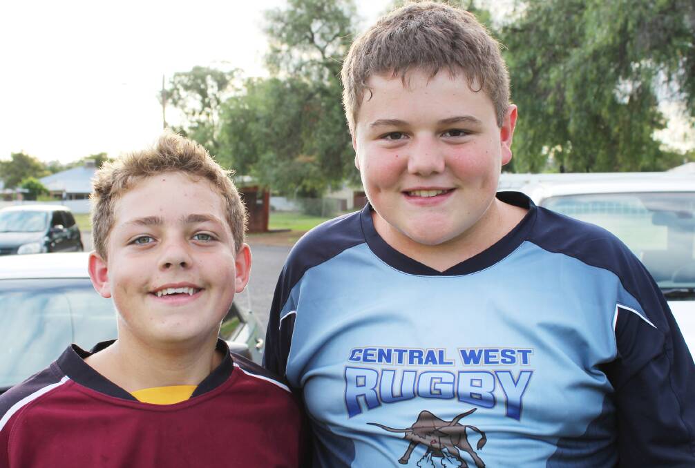 Luke Wright and Vincent Reilly will represent Central West in Under 13s. sub
