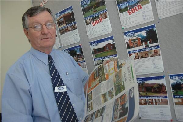 The Real Estate Institute (REI) of NSW Orana Division acting chairman Bob Berry