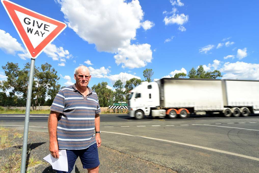 Bob Browne said Glenabbey Drive is not equipped to handle the extra traffic from the development.	Photo: BELINDA SOOLE