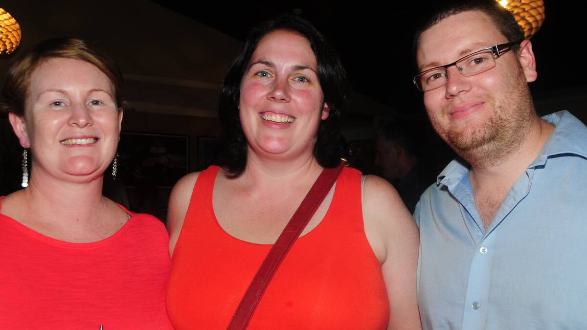 FUNDRAISER FOR MAX: Katrina Jennings with  Sarah  and Kirk  Gleeson . Photo: KATHRYN O’SULLIVAN