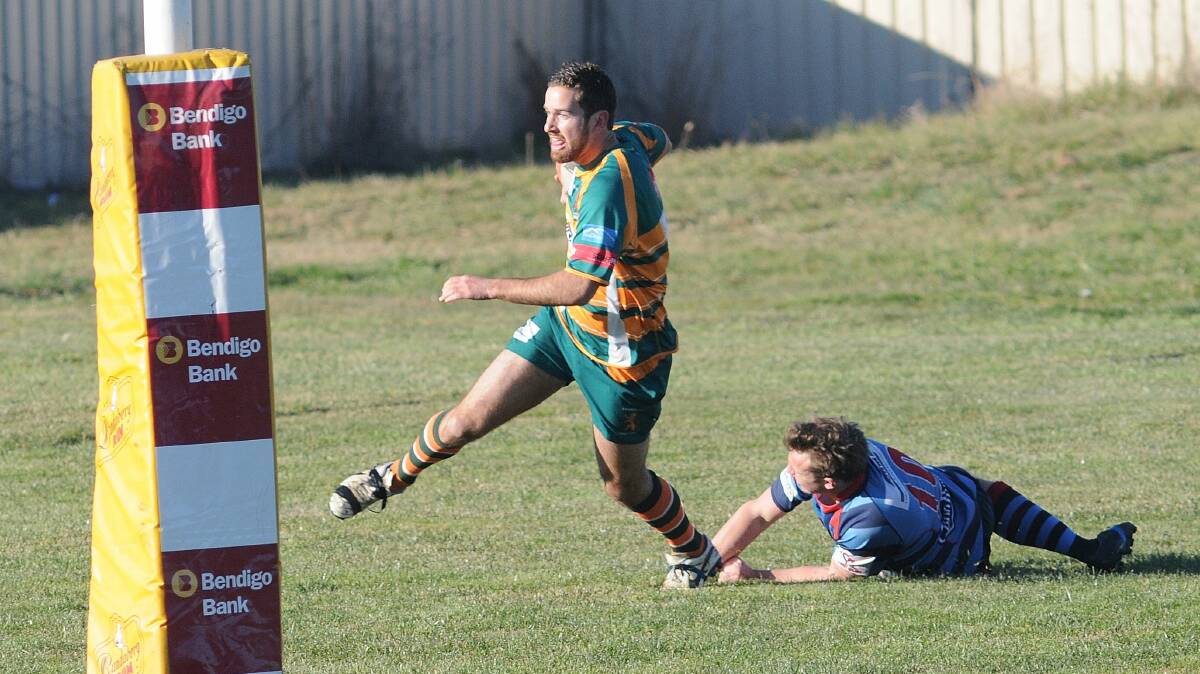 ONE TO WATCH: Sam Coote has been strong for Orange City in recent switch from the centres to the wing. Photo: STEVE GOSCH 0704sgrugby10